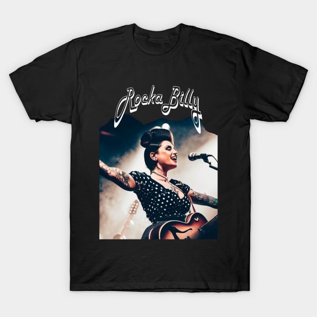 Rockabilly T-Shirt by MckinleyArt